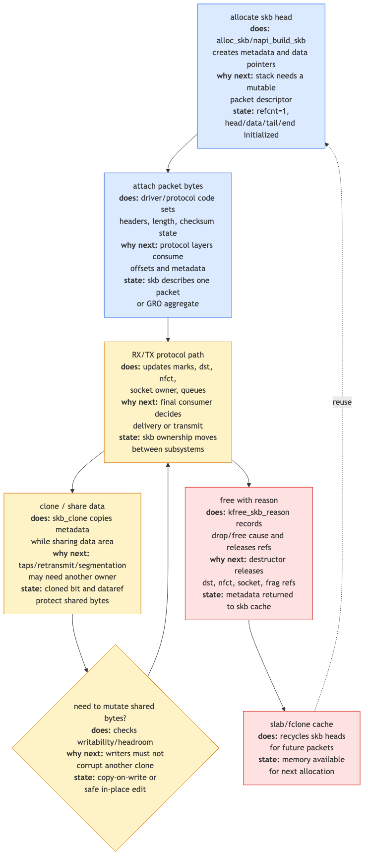 sk_buff lifecycle